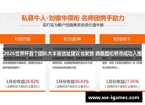 2026世界杯首个团队大本营选址建议书发放 西雅图伦顿市成功入围